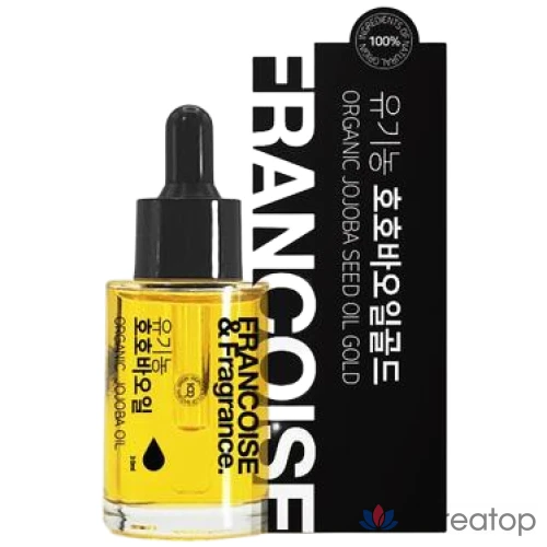 Francoise&amp;fragrance. Premium Organic Baby Jojoba Oil Gold Unrefined 100%, 30ml, 1 шт.