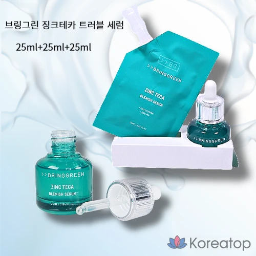 Сыворотка Bring Green Zinc Teca Trouble Serum, 25 мл, 3 шт.