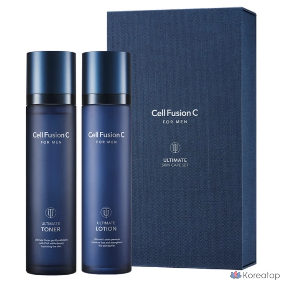 Набор для ухода CELL FUSION C For Men Ultimate 2-piece Set, 1 шт.