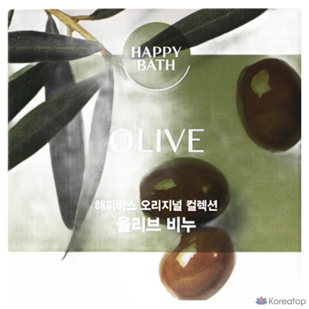 Мыло Happy Bath Olive Moisture Bar (Original Collection), 90 г, 1 шт.