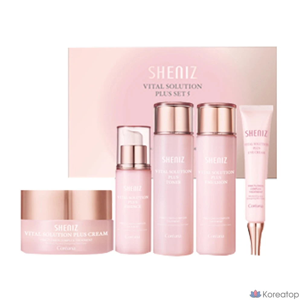 Набор Coreana Shine's Vital Solution Plus Basic из 5 предметов, 1 комплект