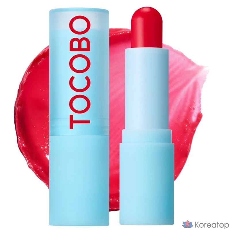 Тинт-бальзам для губ Tocobo Glass Tinted Lip Balm, оттенок 011 Flush Cherry, 3.5 г, 1 шт.