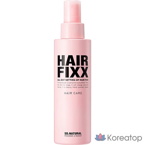 Фиксирующий лак для волос So Natural Powderforum All Day Setting Up Hair Spray Fixer, 155 мл, 1 шт.