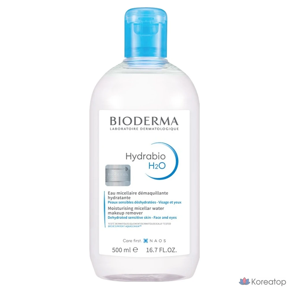 Гидрофильное масло Bioderma Hydrabio H2O Cleansing Water, 500 мл, 1 шт.