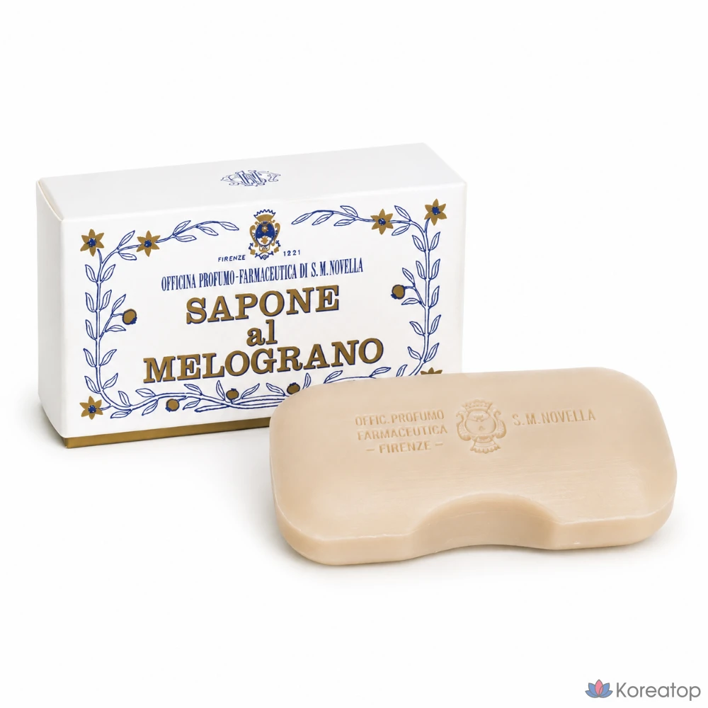Мыло для ванны Santa Maria Novella Sapone Melograno Bagno, 200 г, 1 шт.