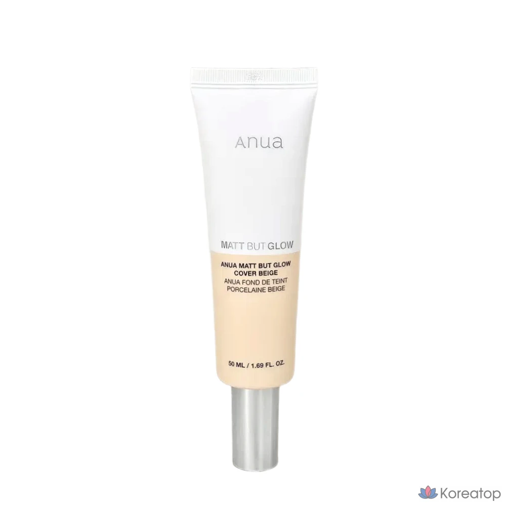 Тонер Anua Pade-Free Matt But Glow Cover Beige, 50 мл, 1 шт.