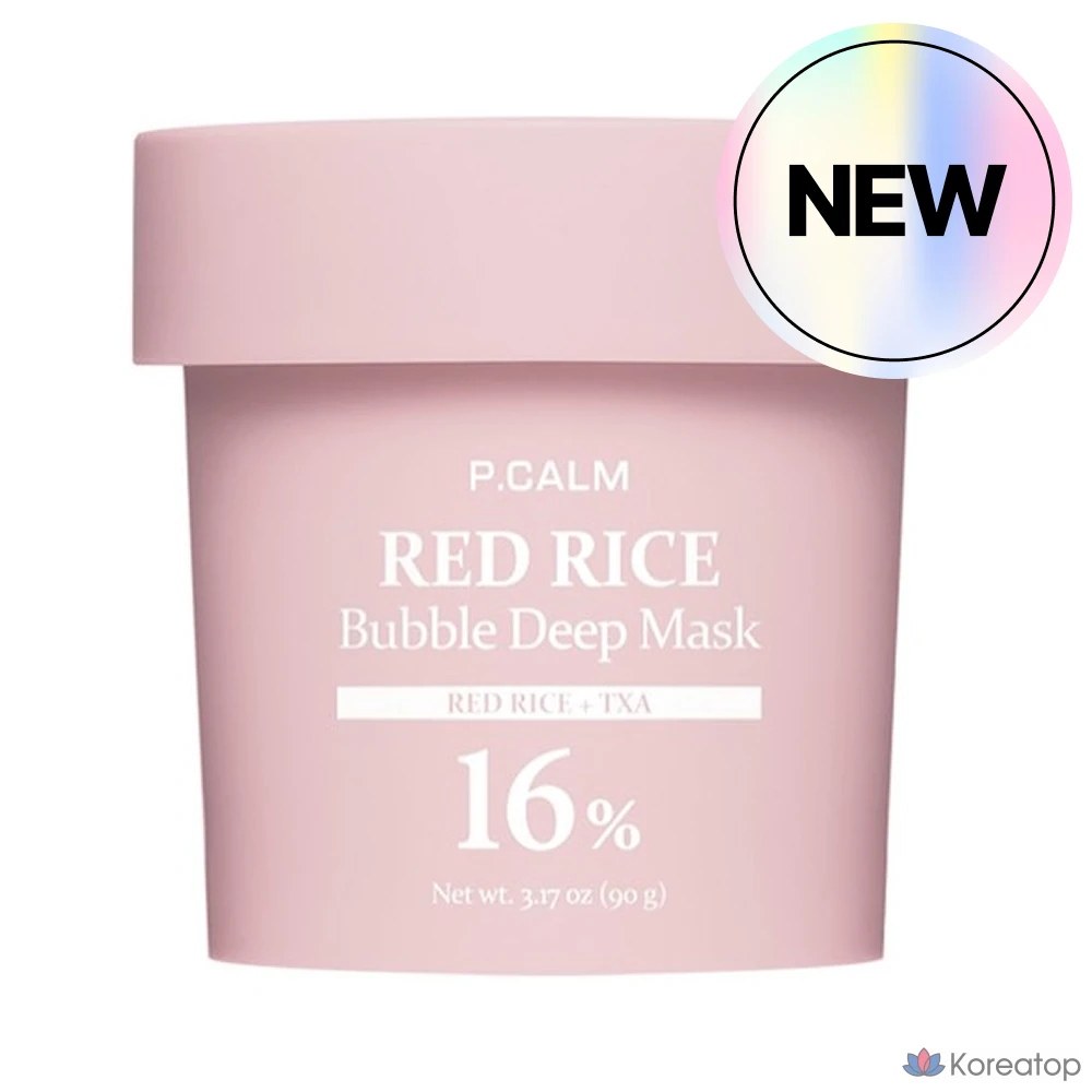 Маска для лица P.CALM Red Rice Bubble Deep Mask, 1 шт., 1 упаковка