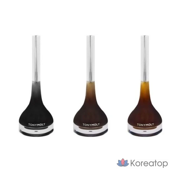 Подводка для глаз Tony Moly Back Gel Eyeliner Long Brush, оттенок 01 Black, 1 шт.