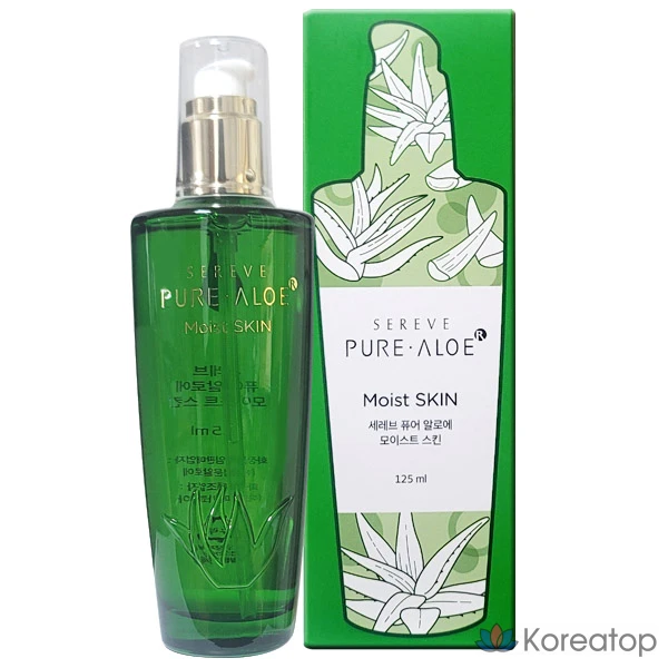 Тонер KIM JEONG MOON Aloe Cereve Pure Aloe Moist Skin, 125 мл, 1 шт.