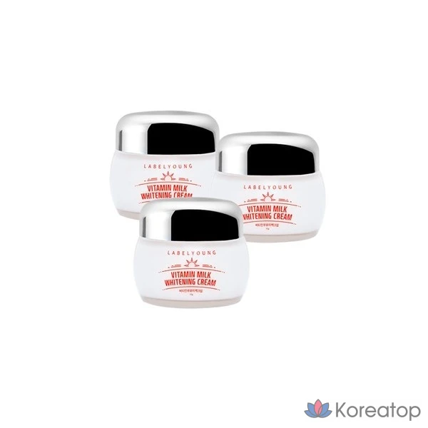 Отбеливающий крем Label Young Shocking Vitamin Milk, 55 г, 1 шт.