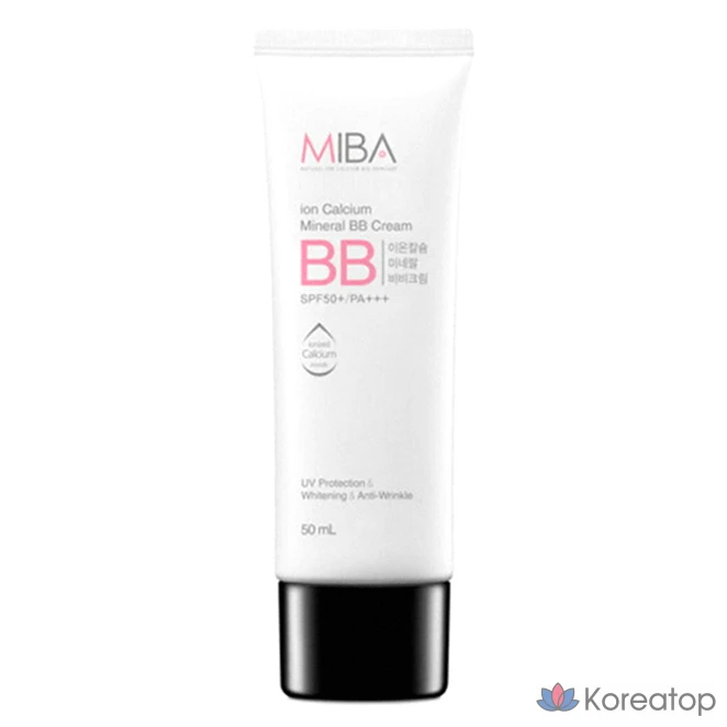 Miba Ion Calcium Mineral BB Cream SPF50+ PA+++, 1 шт., 50 мл