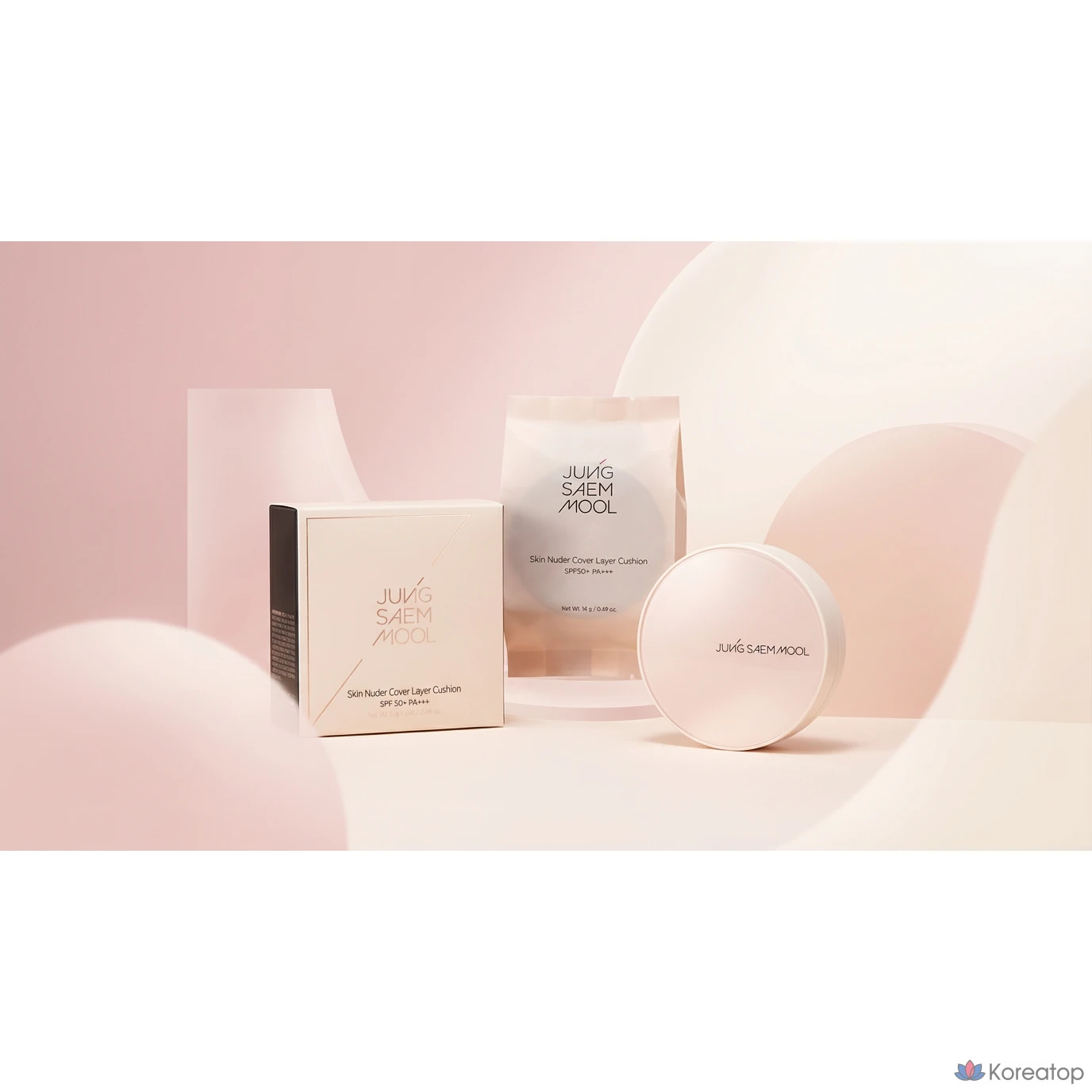 Тональный крем-кушон Jung Saem Mool Skin Nuder Cover Layer, 1 шт.