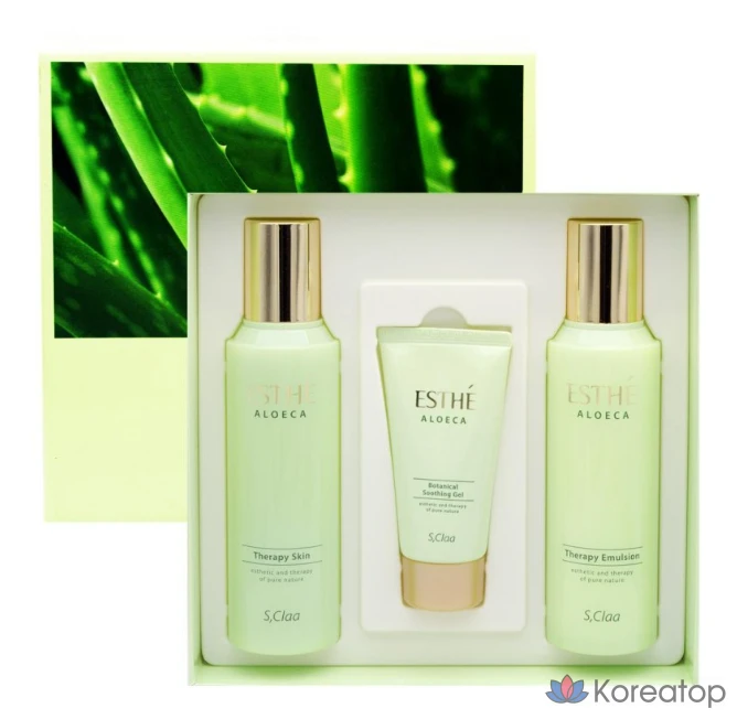 Косметический набор Este Women Acne Women 40s Foundation Skin Lotion Косметический набор с Алоэ Вера, 2 предмета, 1 штука