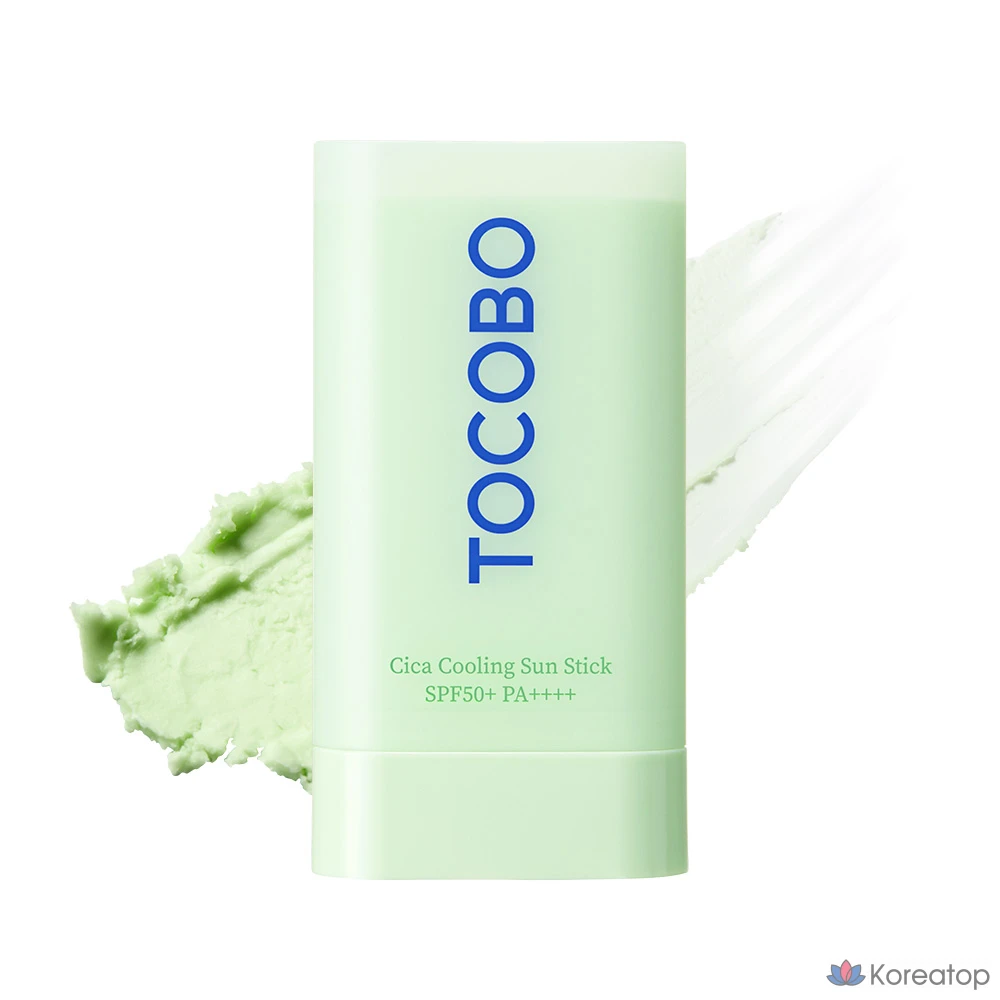 Tokobo Cica Cooling Sun Stick SPF50+ PA++++, 18 г, 1 шт.