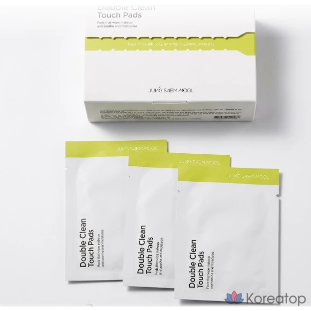 Пэды для снятия макияжа Jungsaemmool Double Clean Soothing Pad, 40 шт.