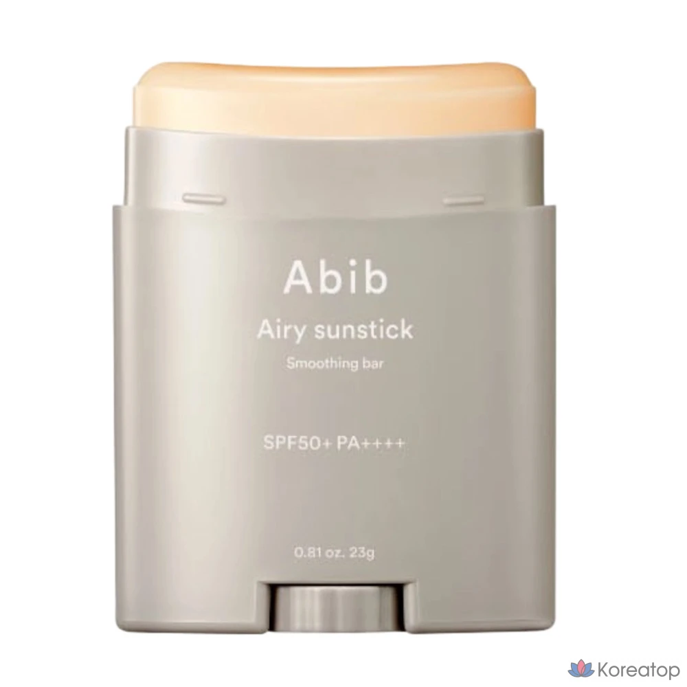 Солнцезащитный стик-мыло Abib Airy Sun Stick Smoothing Bar SPF50+ PA ++++, 23 г, 1 шт.