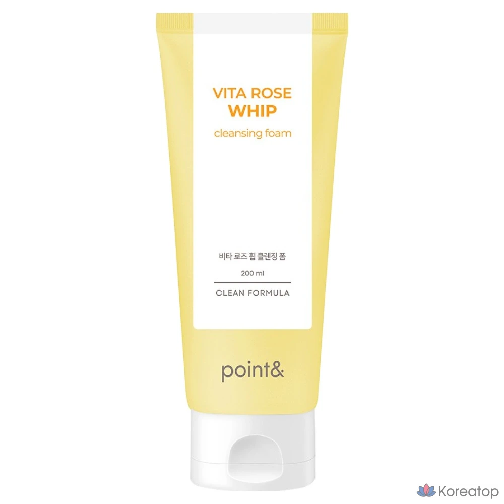 Очищающая пенка для лица Point&amp; Vita Rose Whip, 200 г, 1 шт.