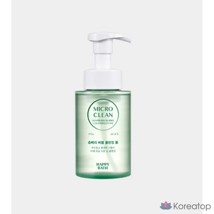 Увлажняющая пена для ванны Happy Bath Micromicellar Soapberry, 300 мл, 1 шт.