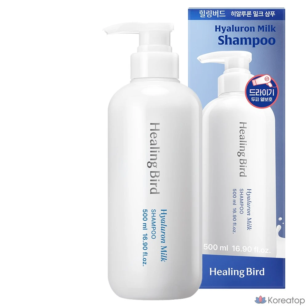 Шампунь Healing Bird Hyaluronic Milk, 500 мл, 1 шт.