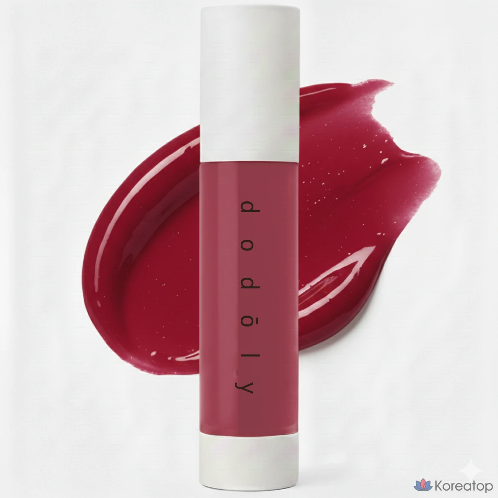 Блеск для губ YNM Lip In Tune Performance Lipscore Gloss в матовом бархатном оттенке, бальзам для губ Triple Care, 1 шт., 4 г, D5 Wine Crush