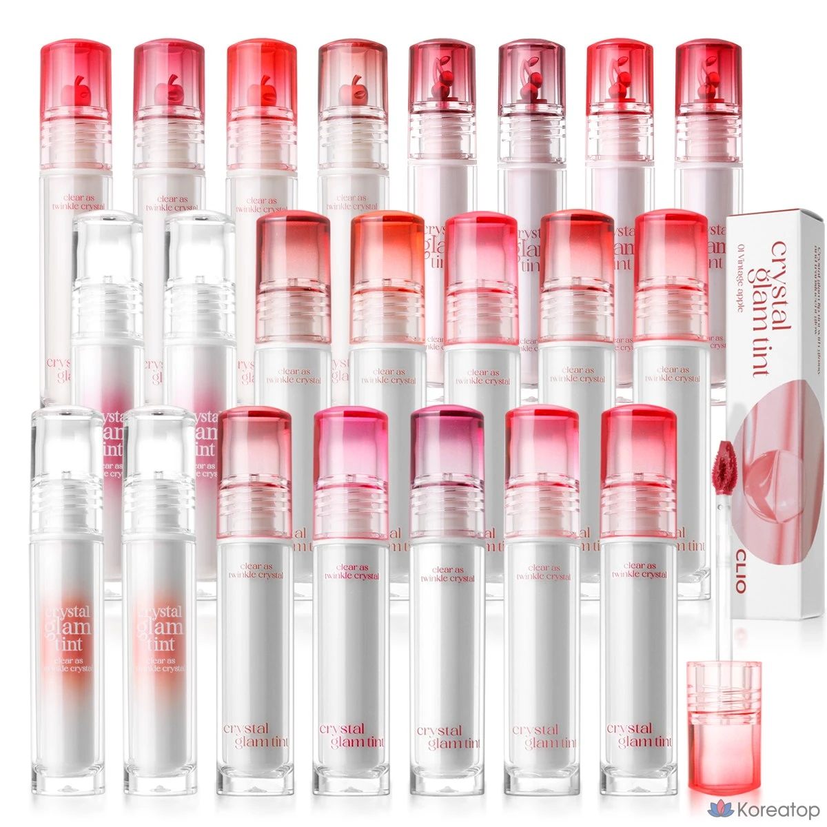 Clio Crystal Glam Tint, 27 Медовая вишня, 3,4 г, 1 шт.