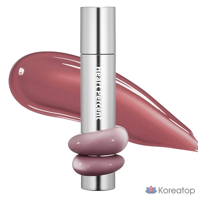 Тинт для губ Heart Percent Dot On Mood One Way Glow, 4 г, 11 оттенков Dunmauve, 1 шт.