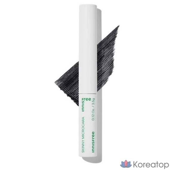 Тушь для ресниц Innisfree Skinny Mascara Zero, 3.5 г, черная, 1 шт.