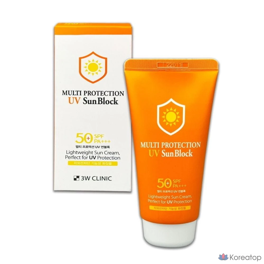 Солнцезащитный крем 3W Clinic Multi Protection SPF50+ PA+++ 70 мл 1 шт.