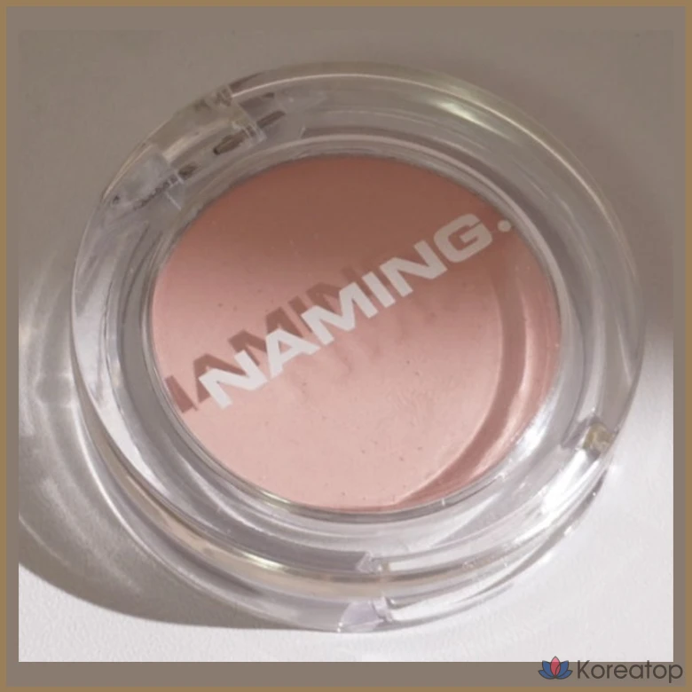 Пушистые румяна NAMING Fluffy Powder Blush 3,2 г, 4 ЦВЕТА, BASHFUL, 1 шт., фото 2