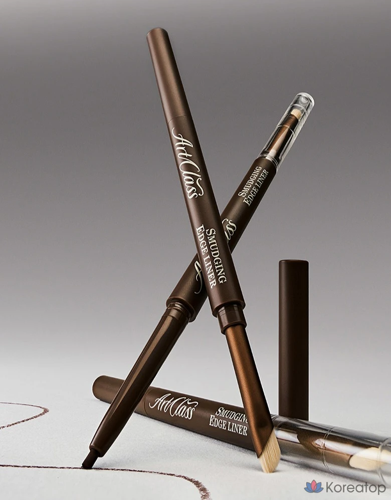 Лайнер для контура Too cool for school Art Class Smudging Edge Liner, 1 шт., цвет Hot Top Brown (4 шт.), фото 6