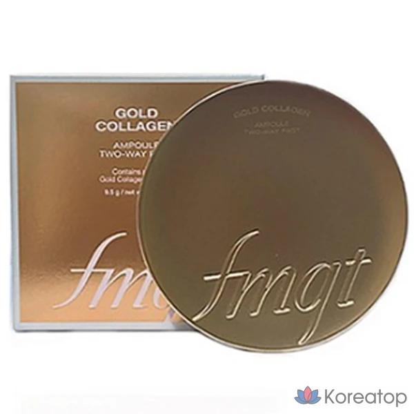 Крем-ампула The Face Shop fmgt Gold Collagen Ampoule Two-Way Pact (9,5 г) (SPF40 PA++), № 201, 1 шт.