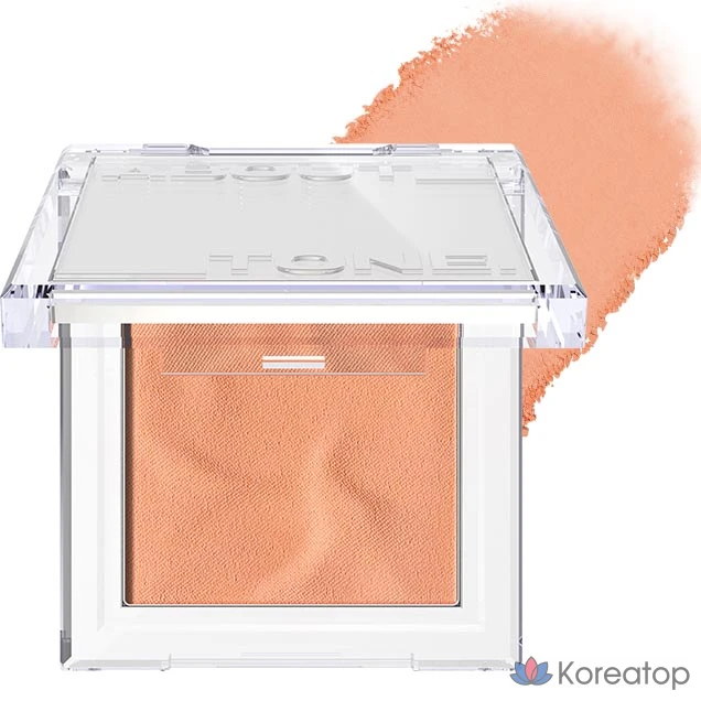 Румяна ABOUT TONE Fluffy Wear, 4,3 г, оттенок «Мандариновый апельсин», 1 шт.