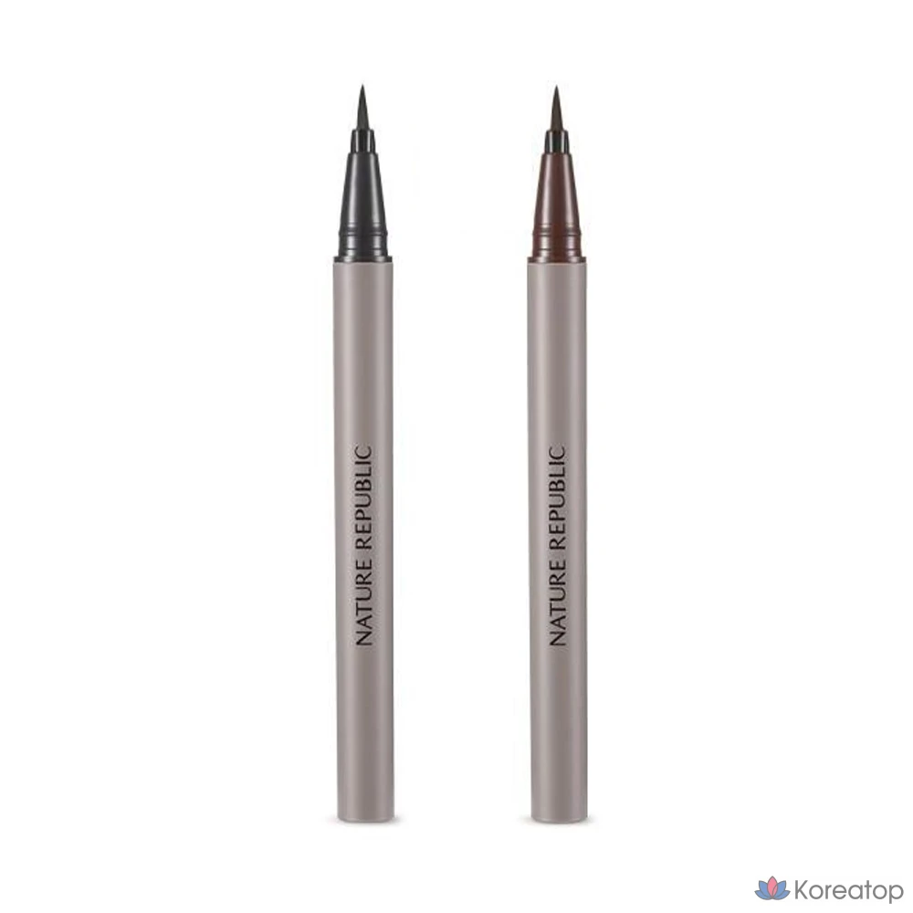 Подводка для глаз Nature Republic Botanical Hyper Liner 0,6 г, 01 Black NG1665, 1 шт., фото 8