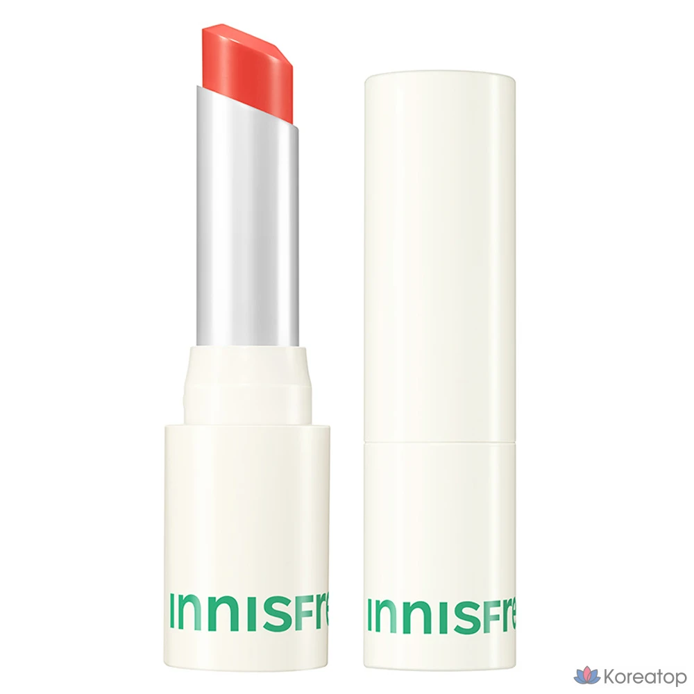 Помада Innisfree Dewy Glow, № 3, оттенок «Мандариновый апельсин», 3,5 г, 1 шт.