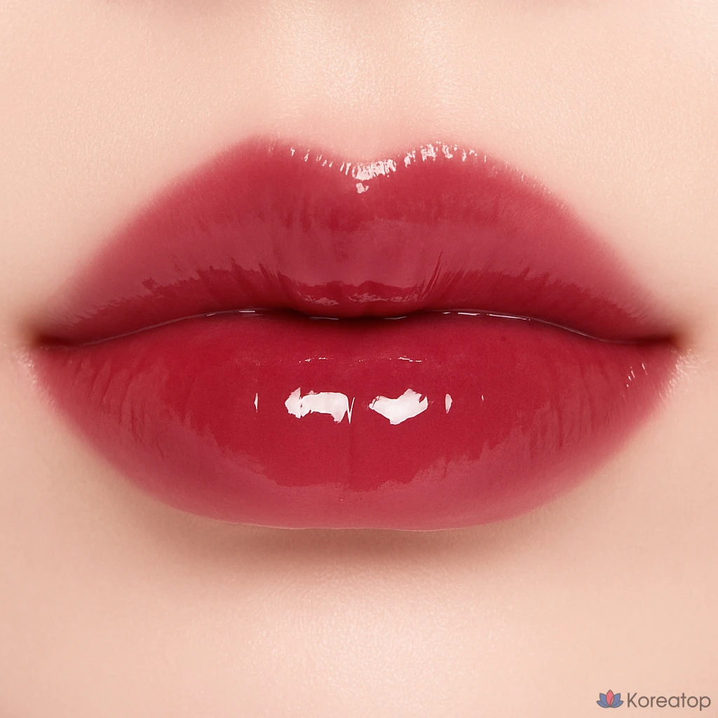 Блеск для губ YNM Lip In Tune Performance Lipscore Gloss в матовом бархатном оттенке, бальзам для губ Triple Care, 1 шт., 4 г, D5 Wine Crush, фото 2