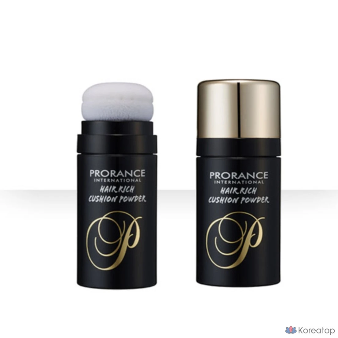 Prorance Hair Rich Cushion Powder 15 г, черный порошок, для придания объема черным волосам, 1 шт.
