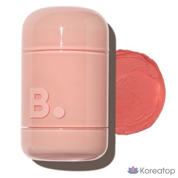 Румяна для губ и щек Vanillaco Romantic Blush, 3,7 г, кремово-коралловый оттенок, 1 шт.