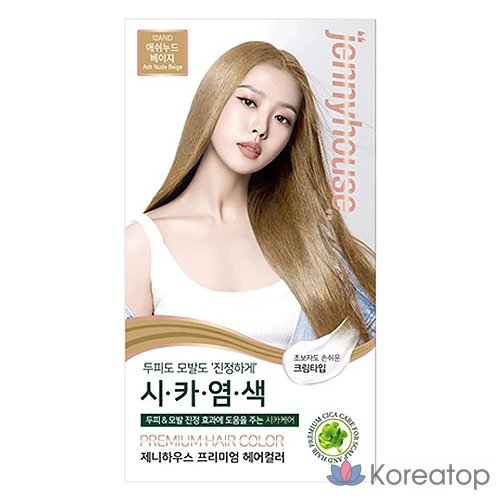 Краска для волос JennyHouse Cosmetics, пепельно-бежевый оттенок 12AND, 1 шт.