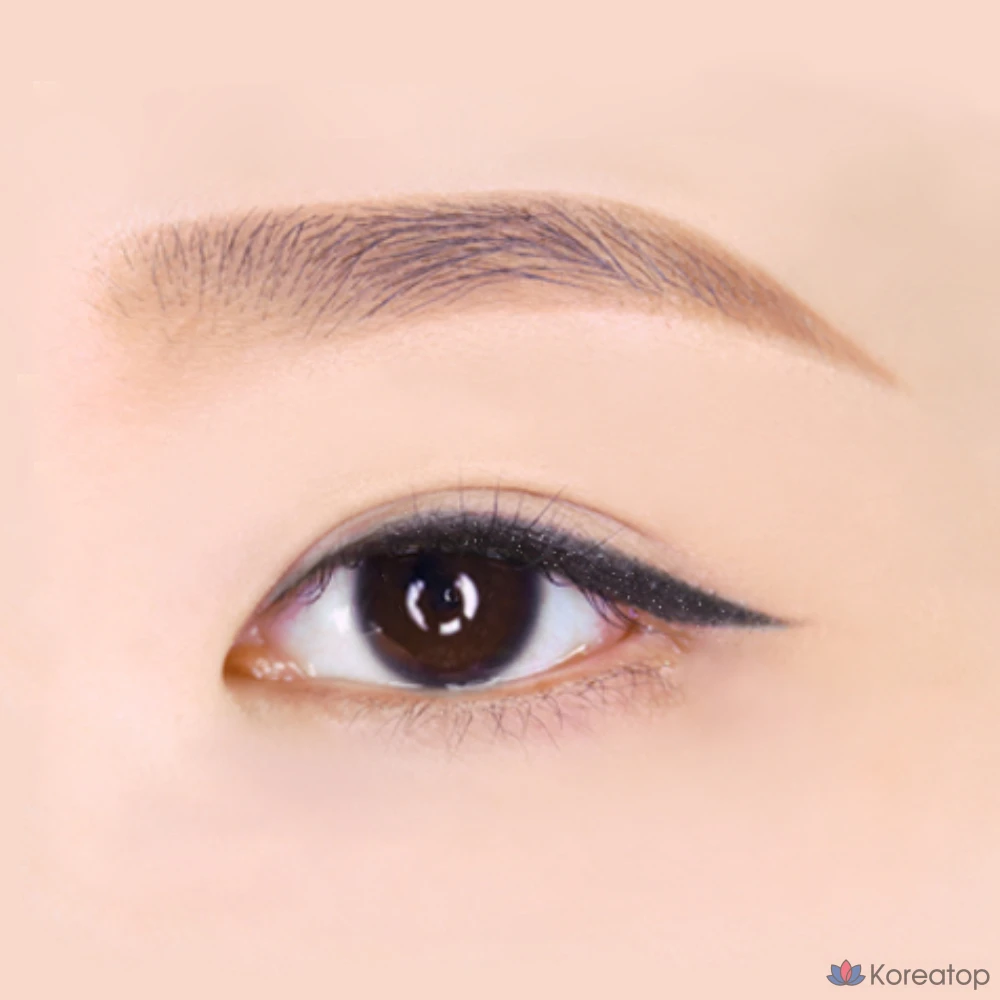 Гелевая подводка для глаз MERZY the First Slim Gel Eyeliner 0.05g, GS2 Black Spinel, 1 шт., фото 3