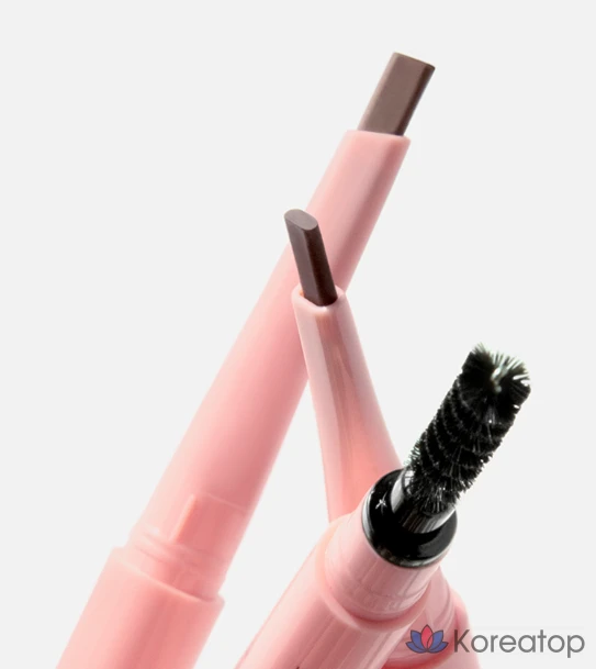 Карандаш для бровей Bouquet Garni Auto Pencil Slim Eyebrow, 0.2g, серо-коричневый, 1 шт., фото 8