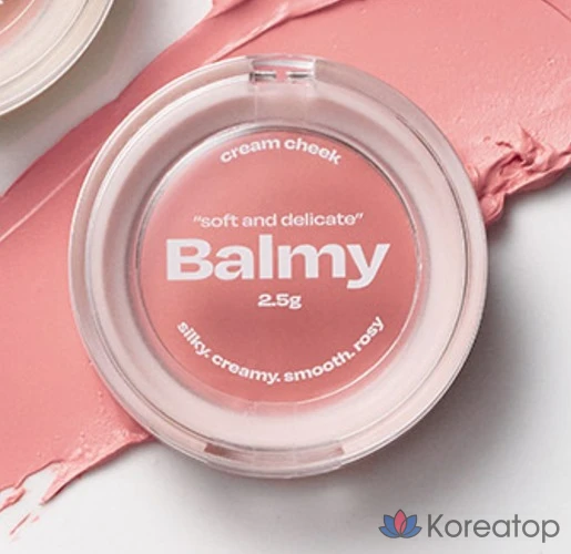 Кремовые румяна ALTERNATIVE STEREO Bami 2,5 г, 1 шт., цвет «маленькая роза», фото 4