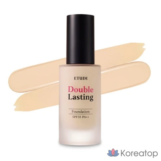 Тональный крем Etude Double Lasting Foundation 30 г, 1 шт., 17N1 Нейтральный ванильный оттенок
