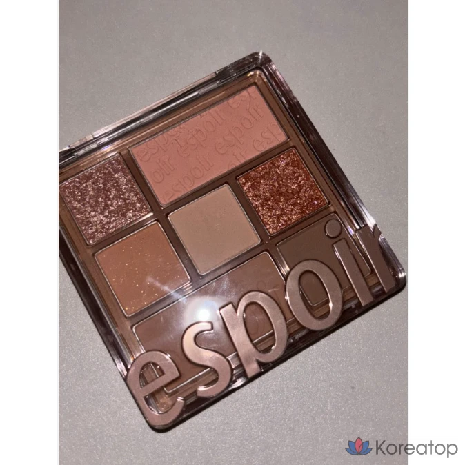 Палетка теней Espoir Real Eye Palette Color Pimi Oat Latte Natural Color, 1 шт.