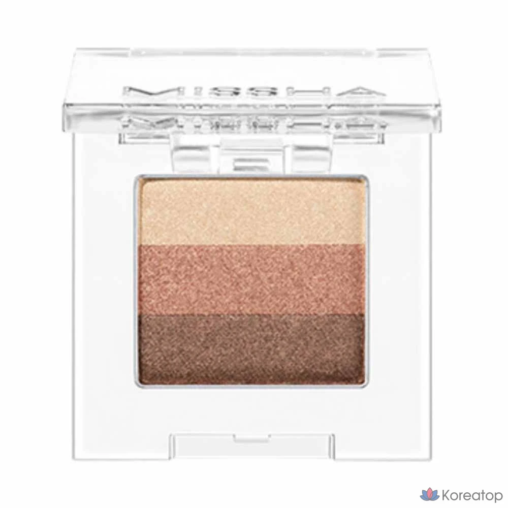 Тени для век Missha 2 г, № 3, цвет мокко-бежевый, 1 шт.