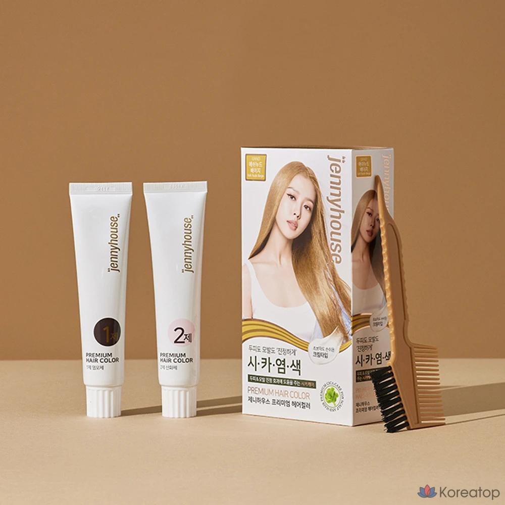 Краска для волос JennyHouse Cosmetics, пепельно-бежевый оттенок 12AND, 1 шт., фото 2