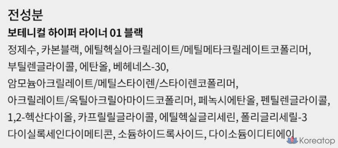 Подводка для глаз Nature Republic Botanical Hyper Liner 0,6 г, 01 Black NG1665, 1 шт., фото 10