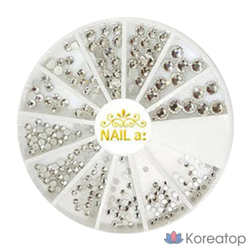 Набор декоративных камней для ногтей Nail Room Nail Stone Parts Set, 024 MC Stone Crystal, 1 шт.