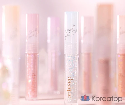 Жидкие блестки Dasique Starlit Jewel 1,8 г, 07 Moon Stone, 1 шт., фото 3