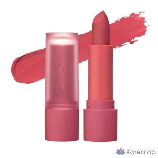 Матовая пудровая помада Mqny New York, 3,5 г, 1 шт., оттенок 02 STEAM ROSE