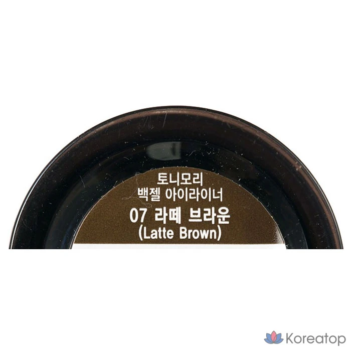 Гелевая подводка для глаз Tony Moly Back Gel Eyeliner с длинной кистью, № 7, цвет латте-коричневый, 1 шт., фото 5